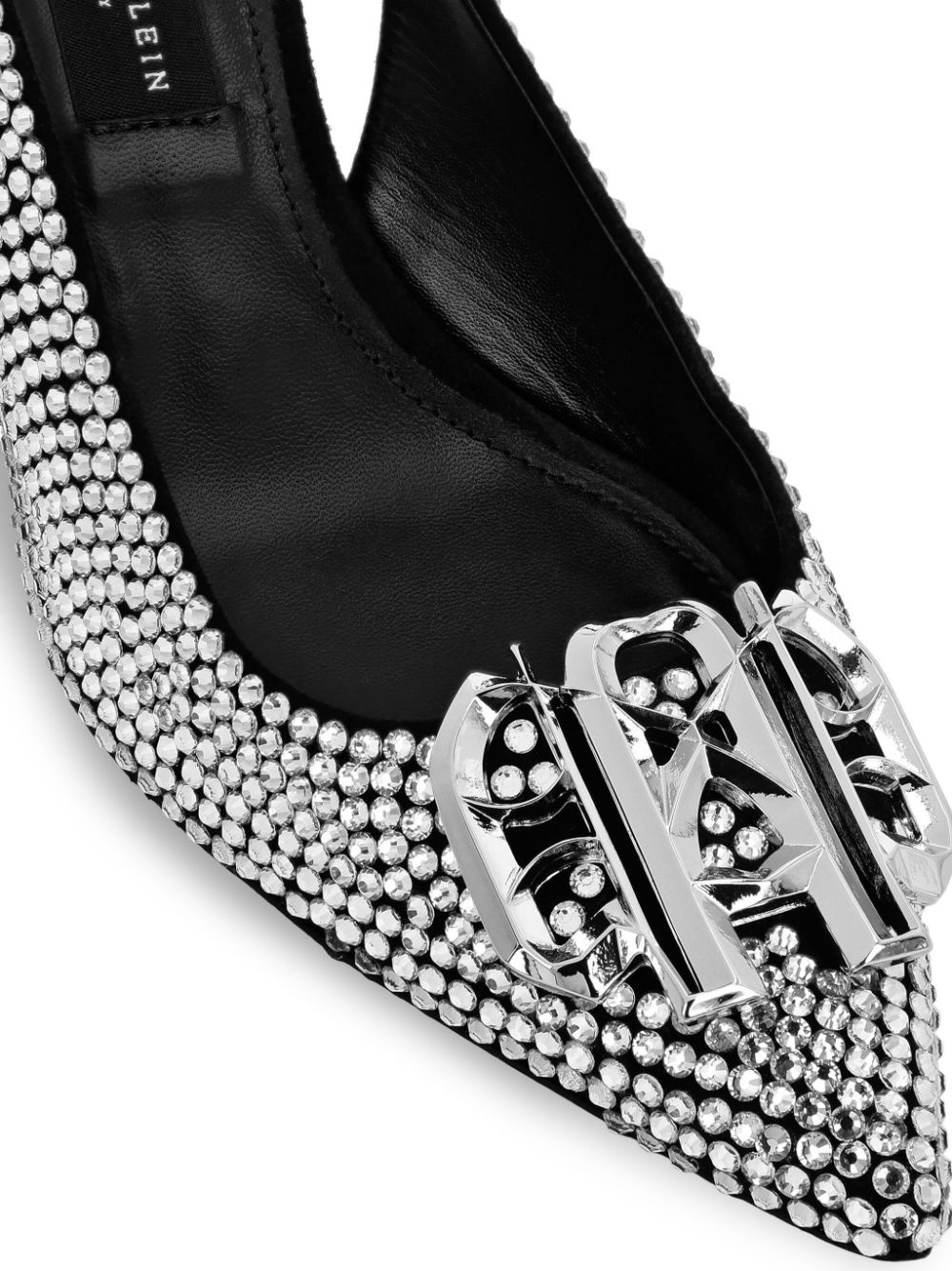 50mm Gothic Plein slingback pumps - 4