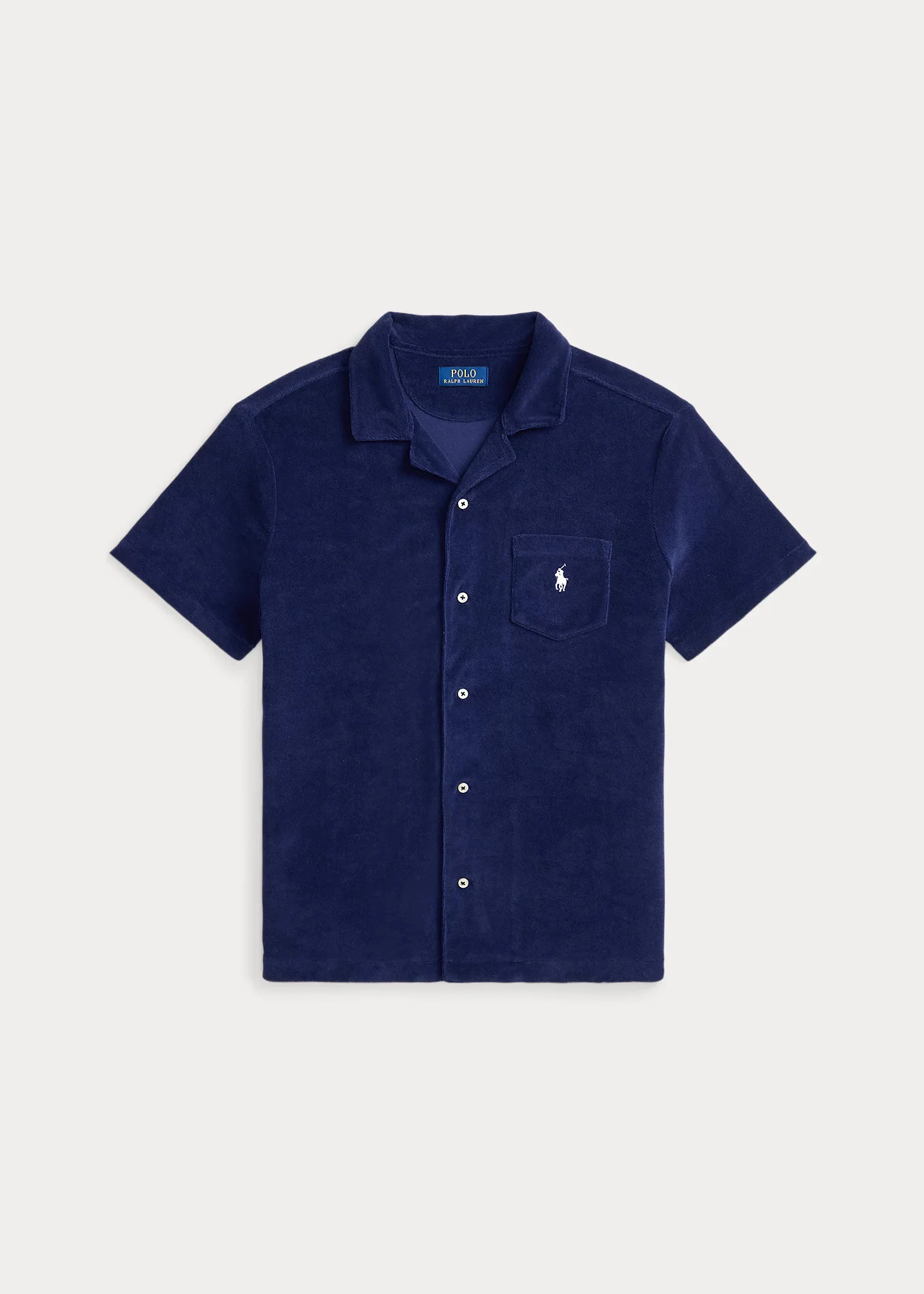 Custom Slim Fit Terry Camp Shirt - 1