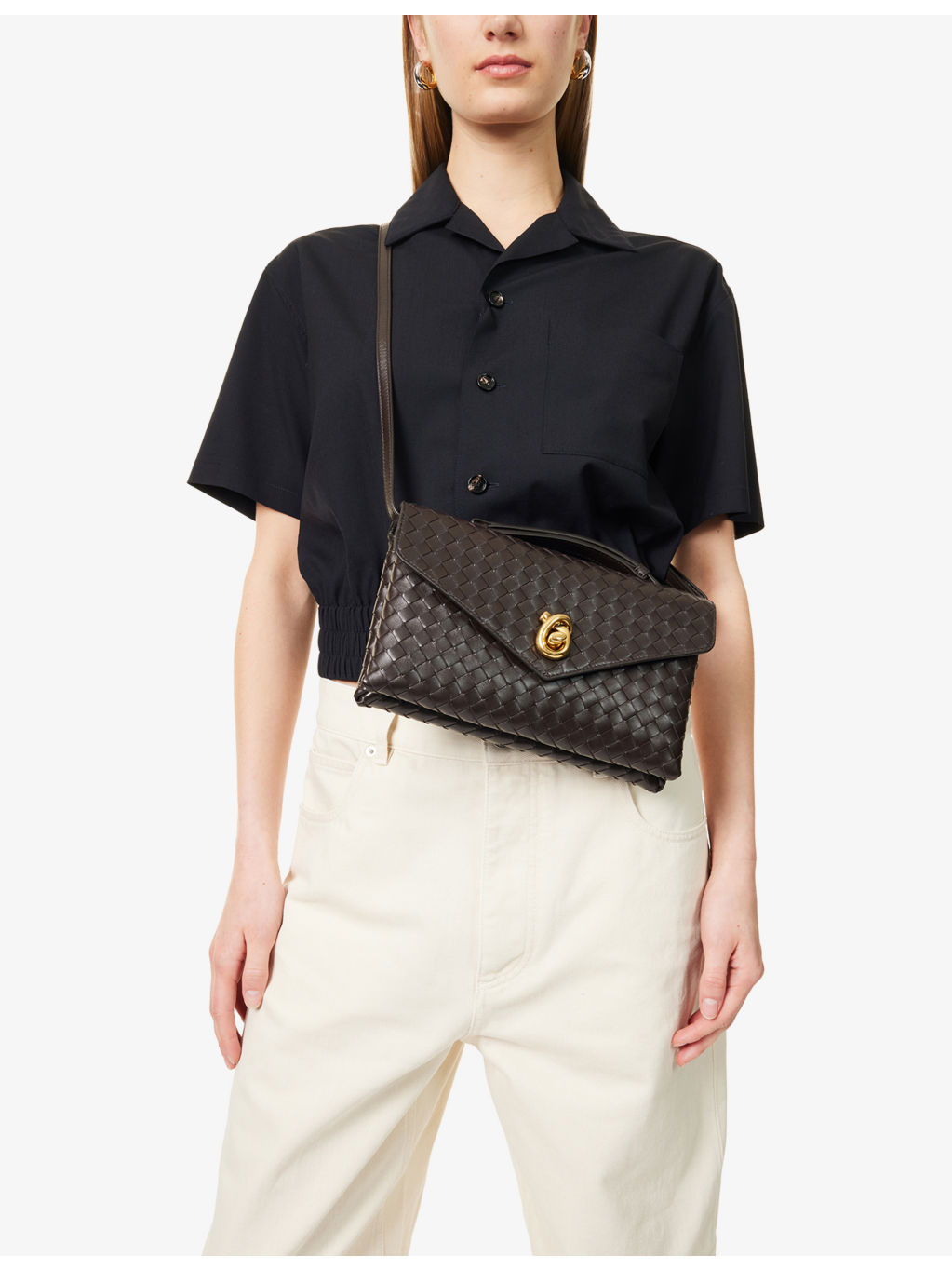 Knot Lock Leather Top-Handle Bag - 2