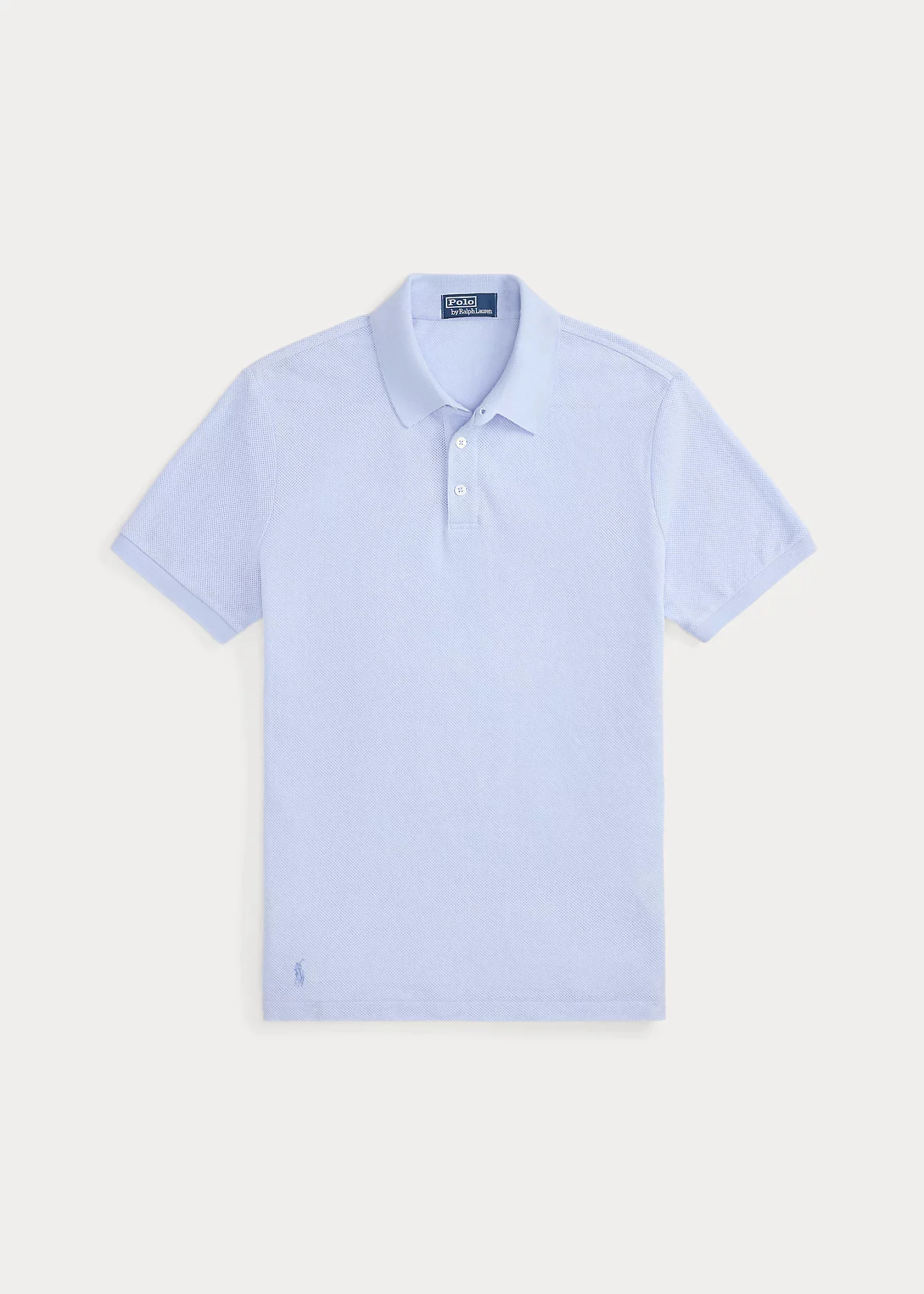 Pointelle Jersey Polo Shirt - 1