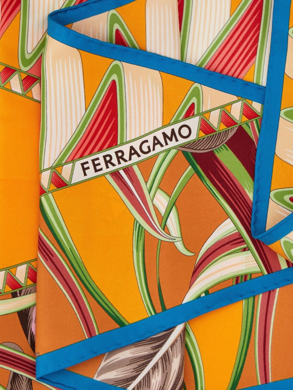graphic-print triangle scarf - 2