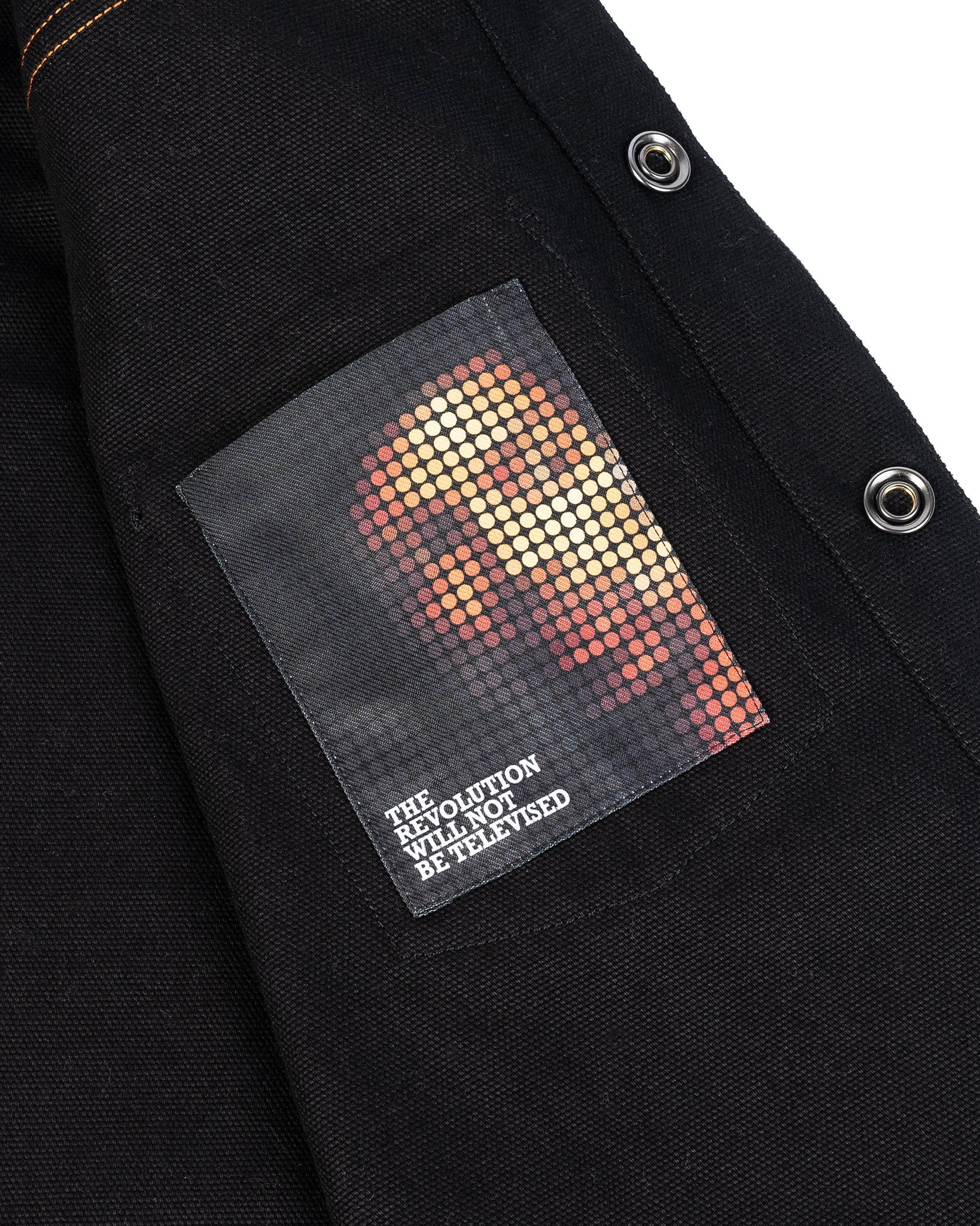STF-REV71 SaturdayTypeFever - 9oz Black Cotton Shirt - Revolution71 - 9