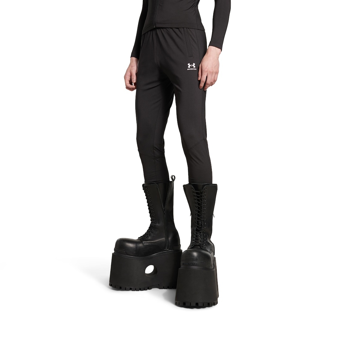 Men's Under Armour® Sweatsuit Pants in Black/white - 5
