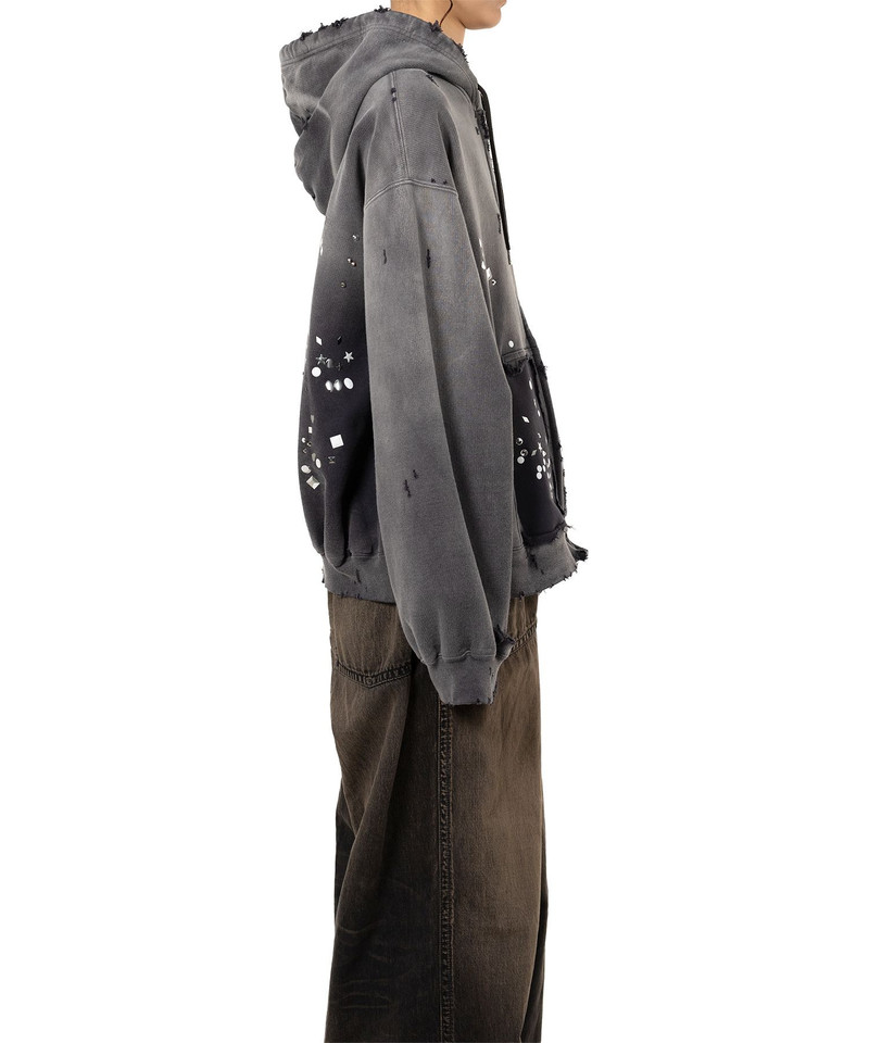 Sun Faded Like Embellished Zip-up Hoodie 7