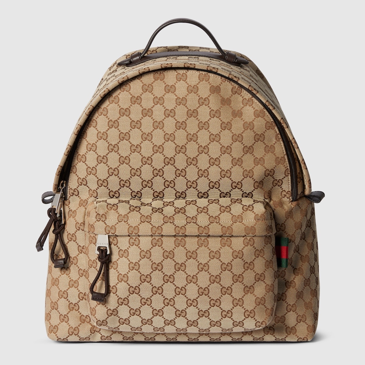 GUCCI Medium GG backpack with Web | REVERSIBLE