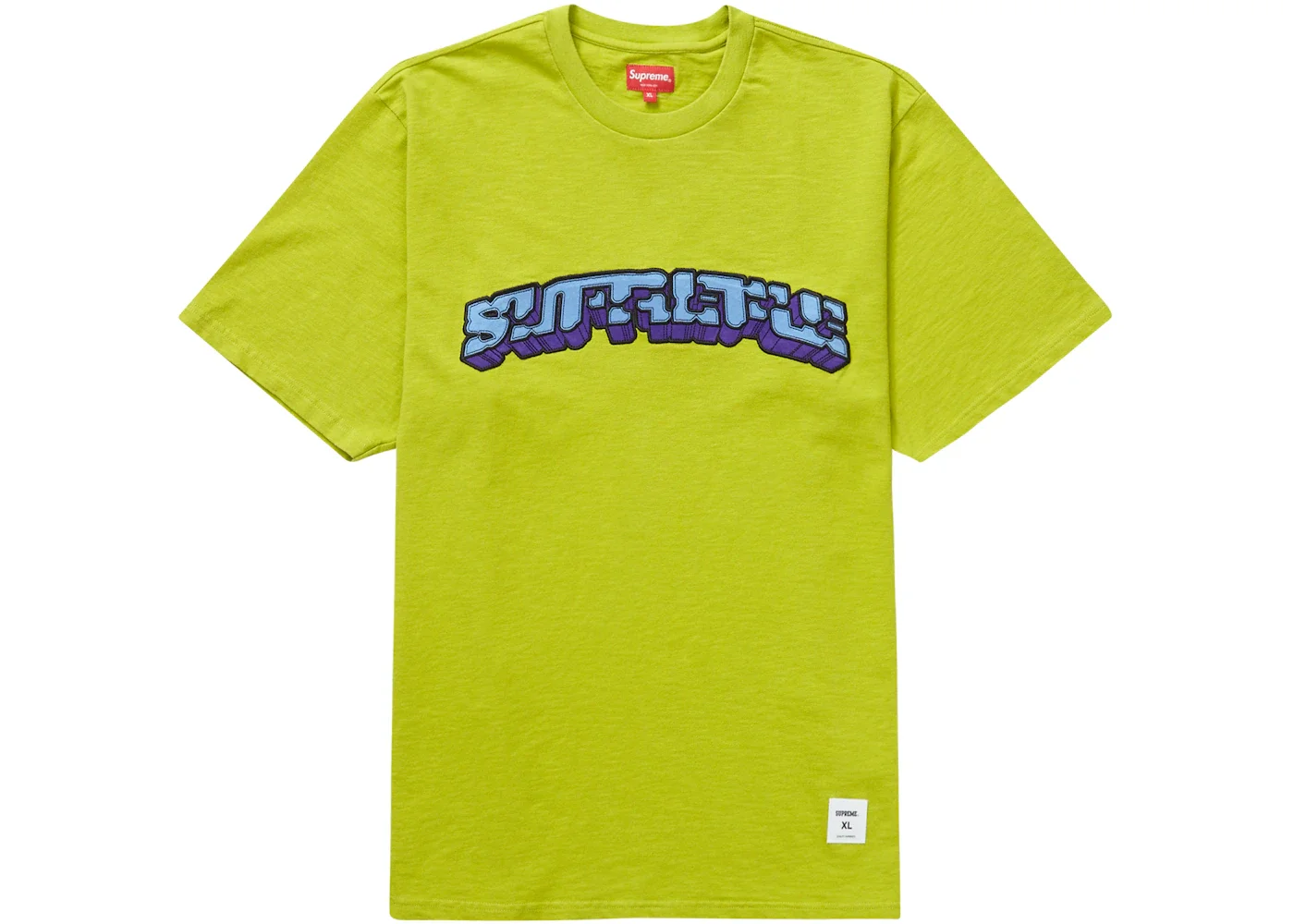 Supreme Block Arc S/S Top Lime - 1
