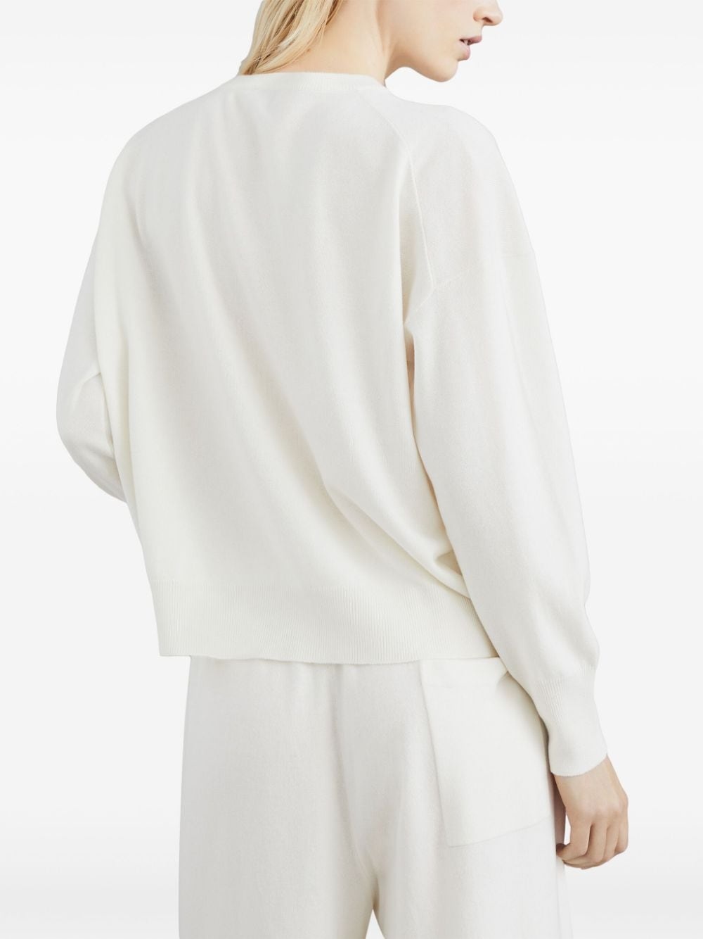 Cashmere sweater with embroidery - 3