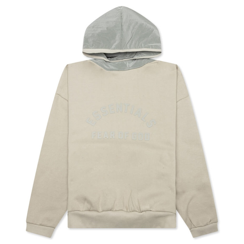 logo-print cotton-blend hoodie - 1