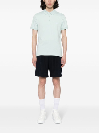 EMPORIO ARMANI logo-embroidered cotton polo outlook