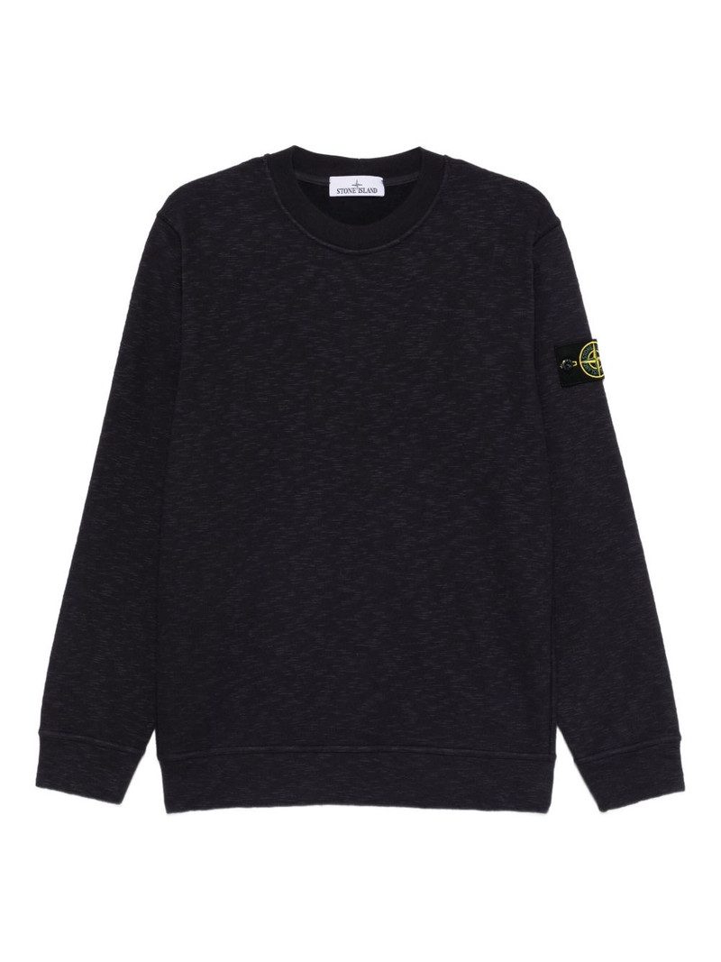 patch-pocket cotton sweatshirt 1
