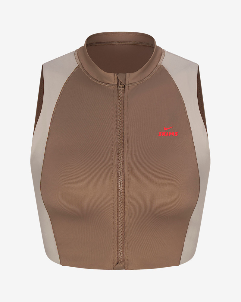 NikeSKIMS Shine Women's Front-Zip Bra 6