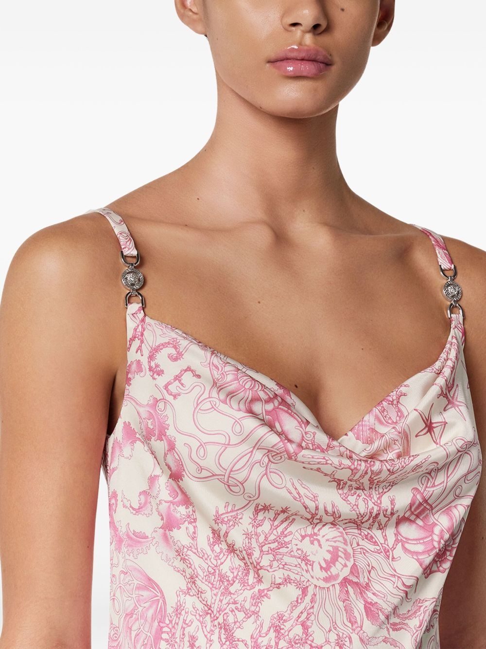 Underwater Barocco mini dress - 5