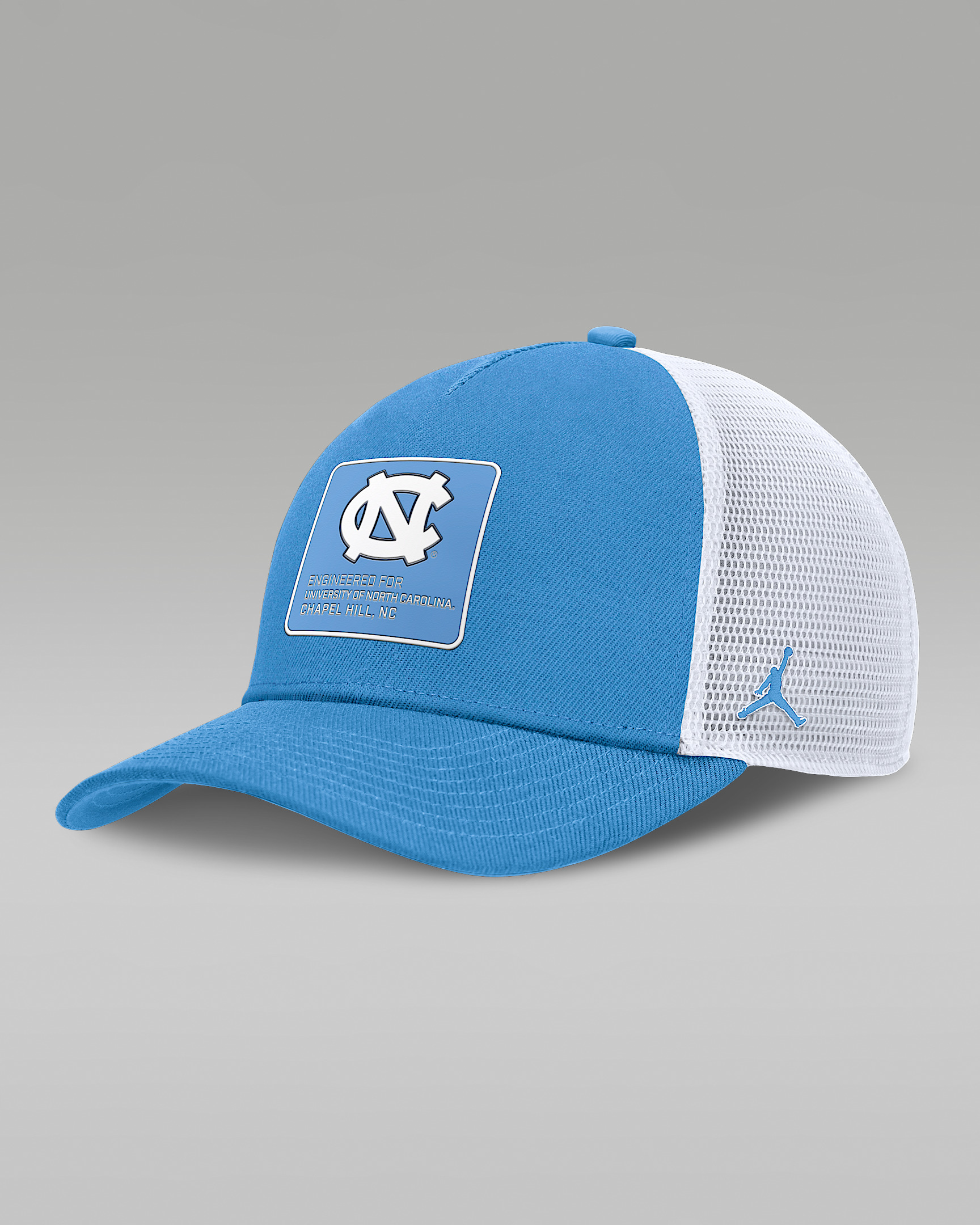 North Carolina On-Field Rise Engineered Men's Jordan Brand College Trucker Adjustable Hat - 1