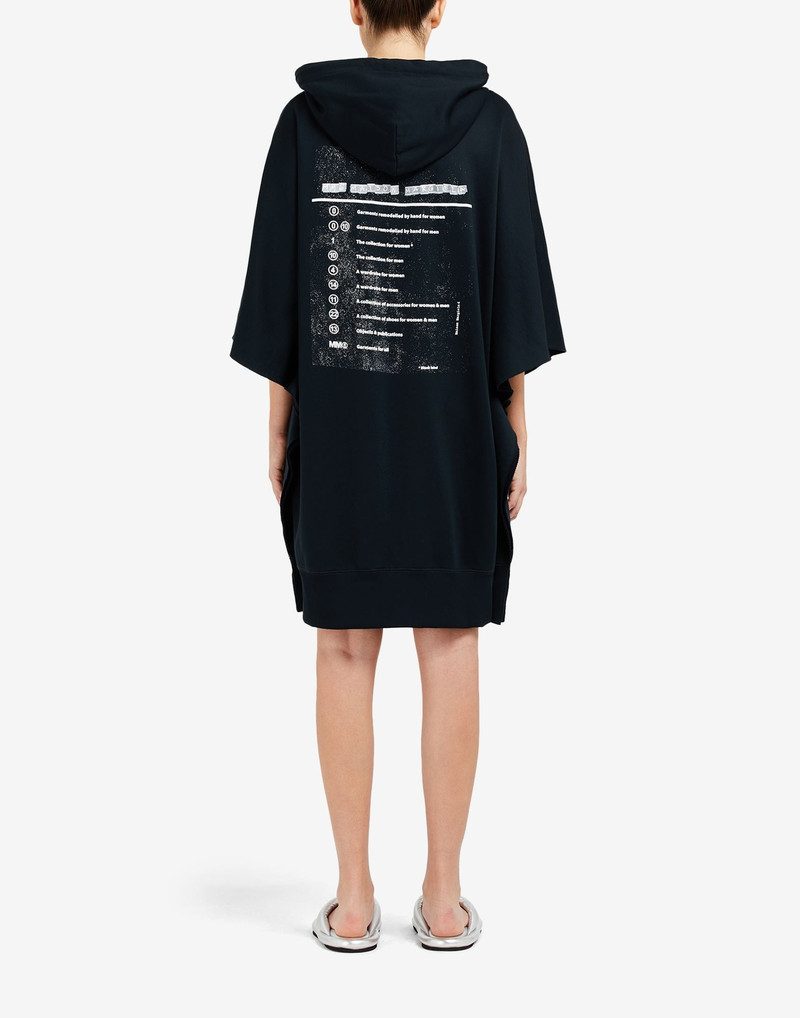Explanation Post-It hoodie dress 4