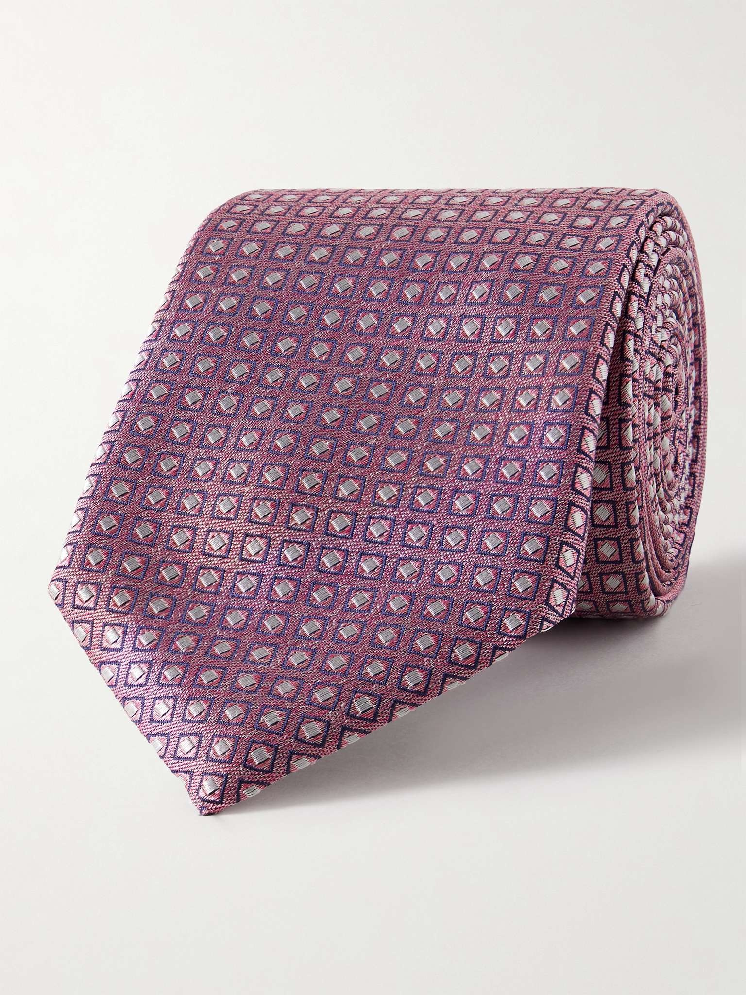 8cm Silk-Jacquard Tie - 1