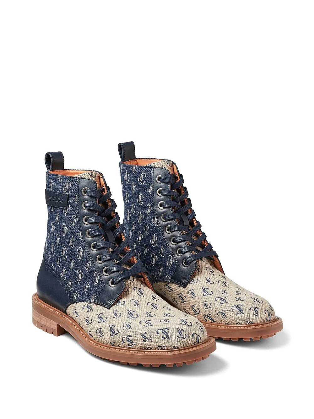 Turing monogram lace-up boots - 2