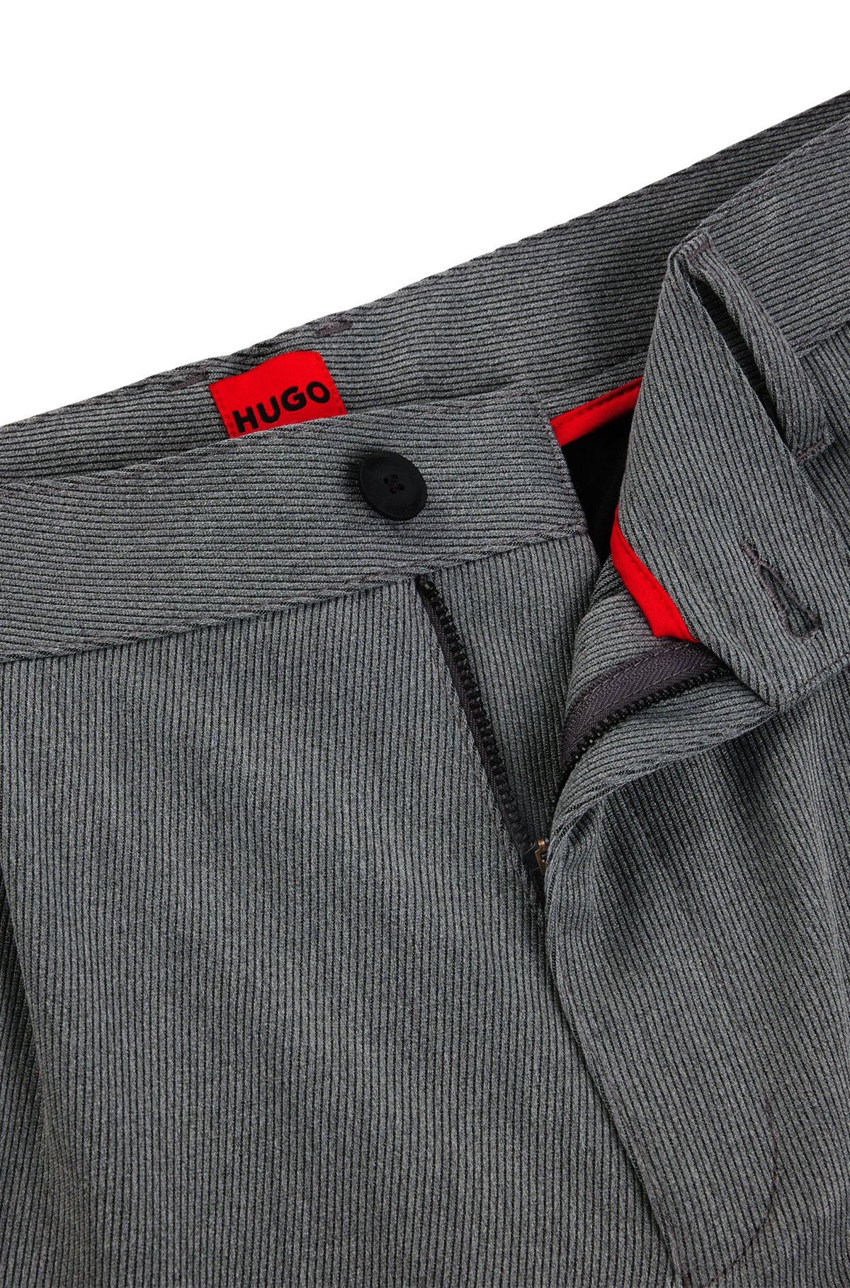 SLIM-FIT TROUSERS IN STRETCH GABARDINE - 6