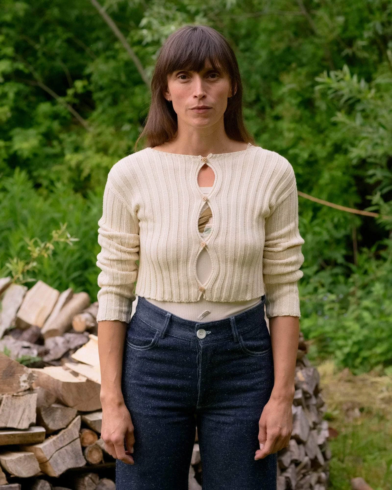 Macau Cardigan - Organic Cotton Rib - 1