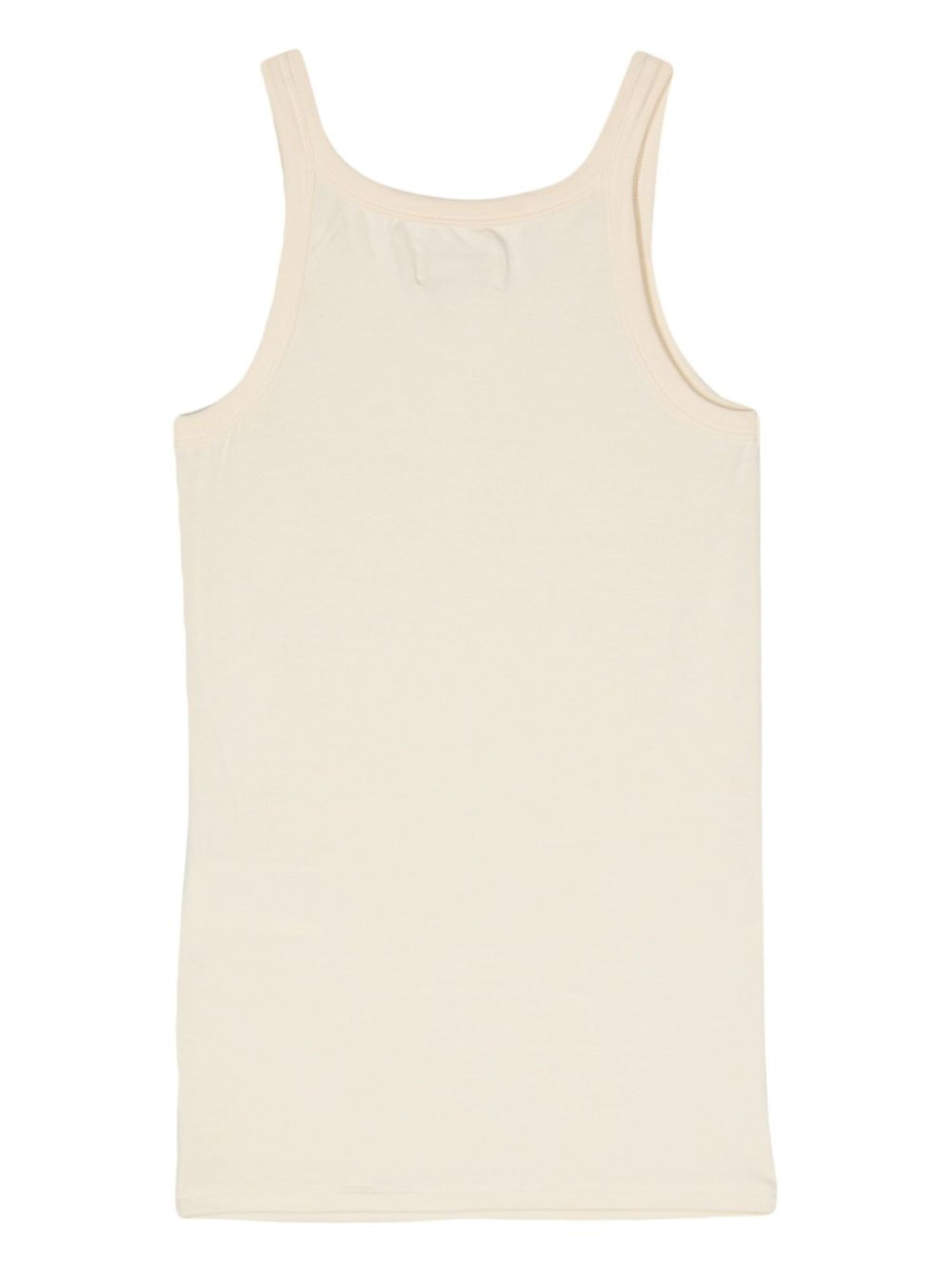 logo-print sleeveless top - 2