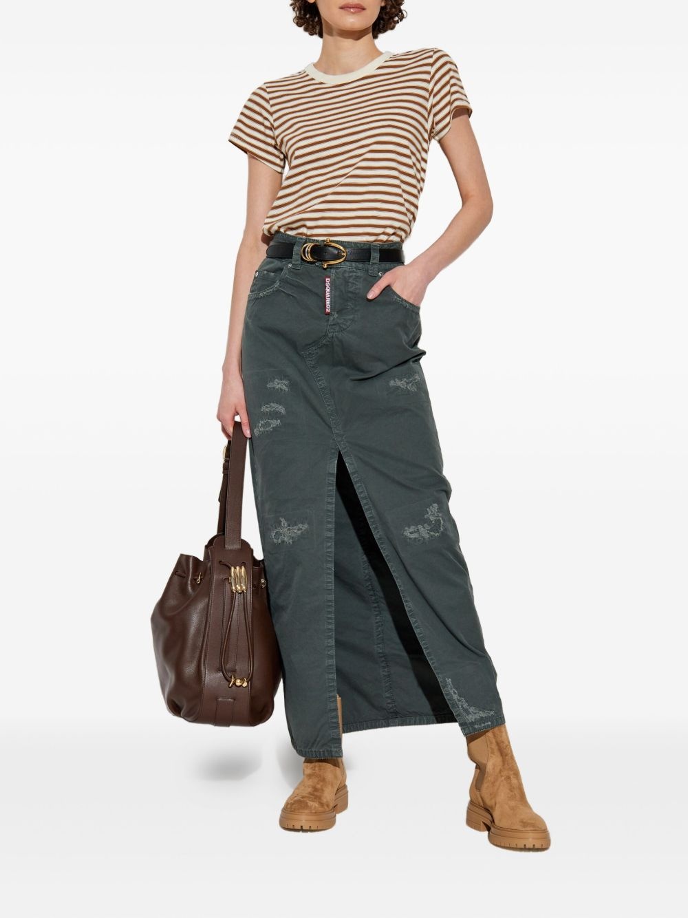 striped T-shirt - 2