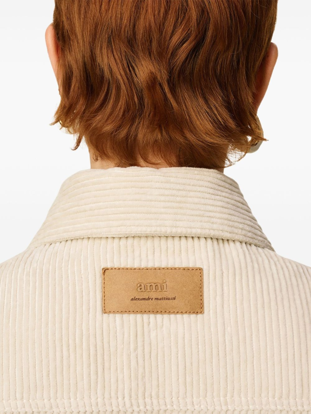 cotton corduroy shirt jacket - 6