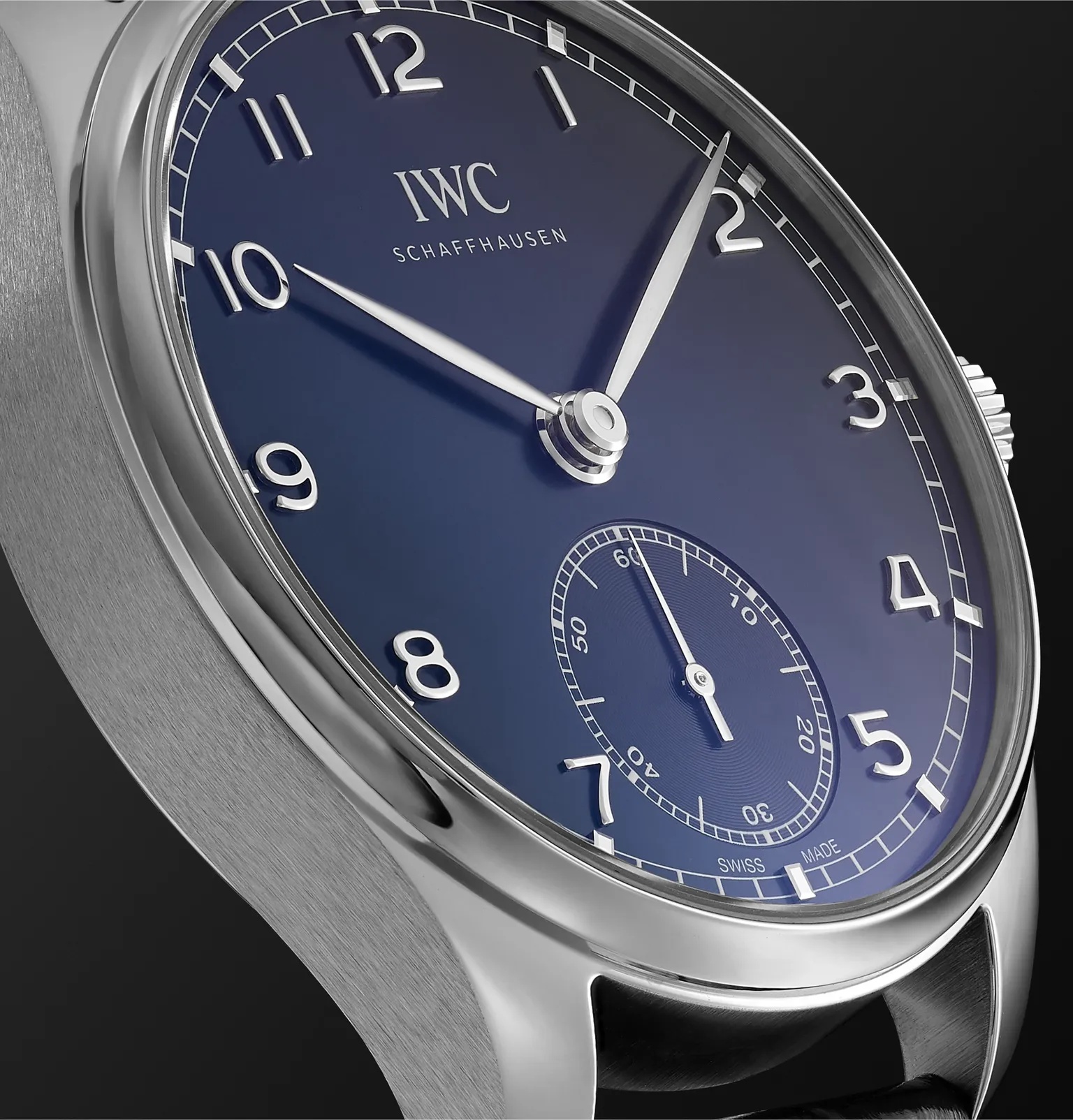 Portugieser Automatic 40.4mm Stainless Steel and Alligator Watch, Ref. No. IW358305 - 6