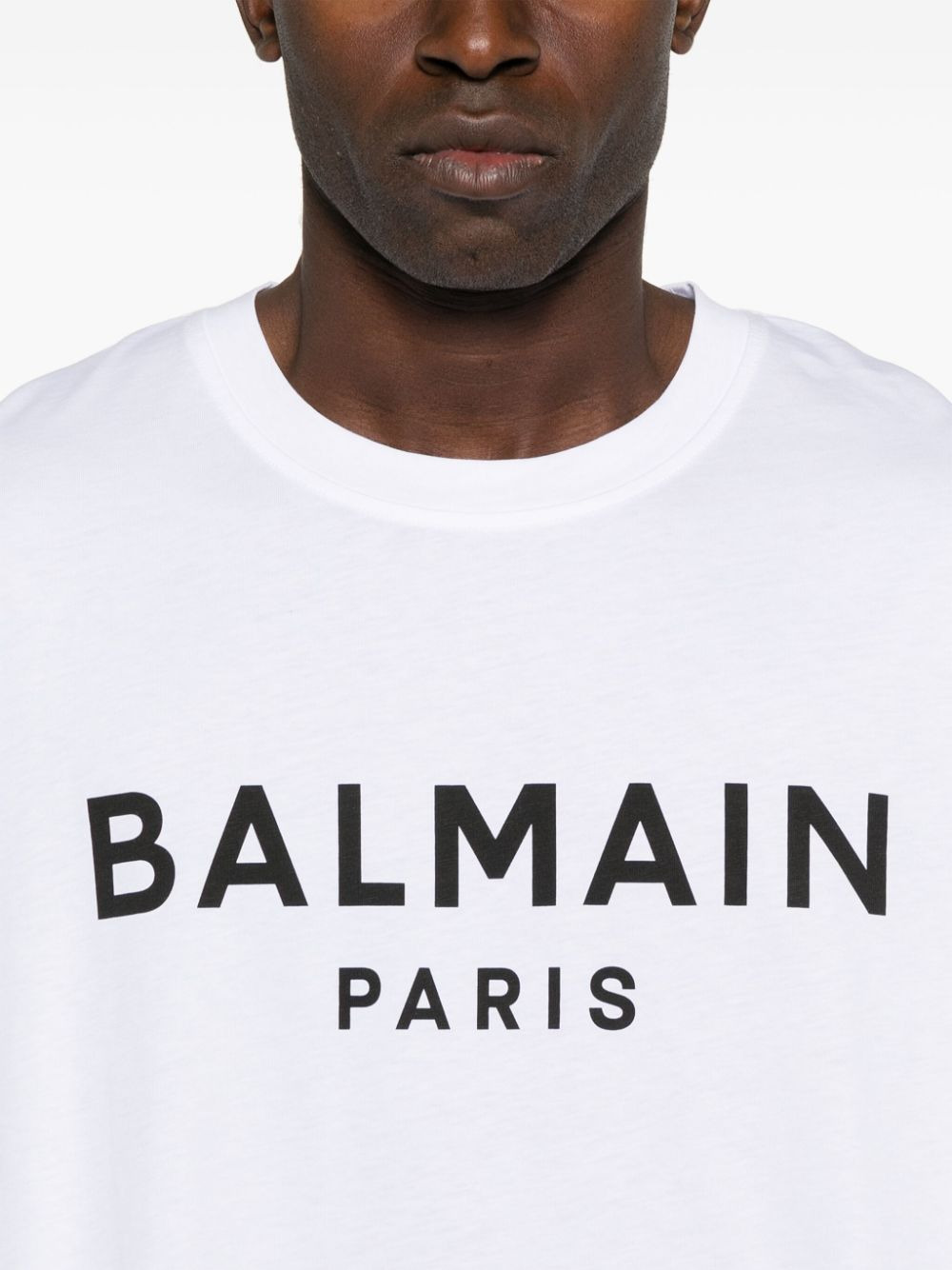 Balmain Men Cotton Printed T-Shirt - 2