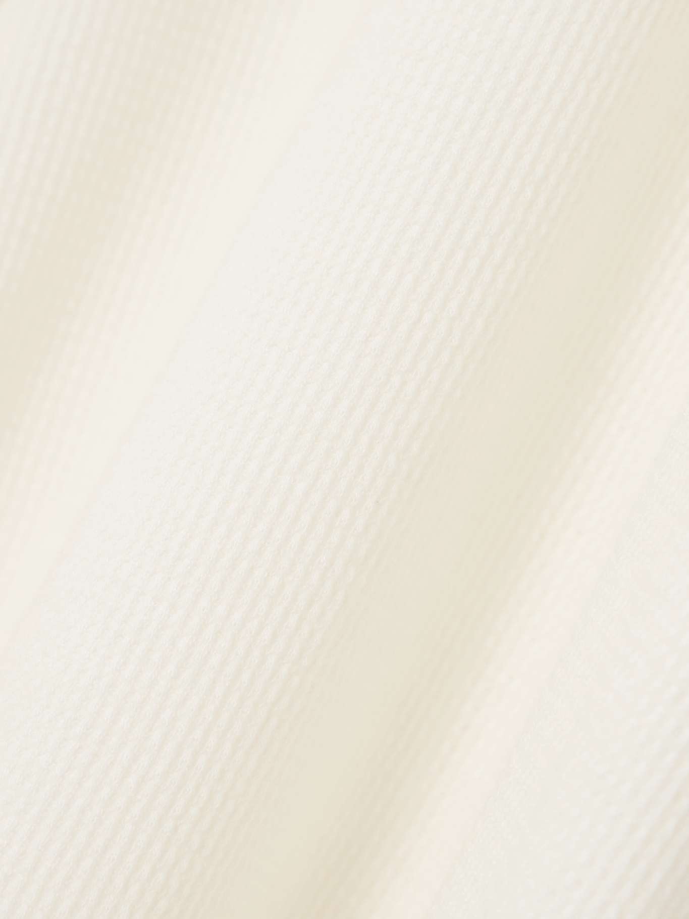 Waffle-knit stretch cotton and modal-blend T-shirt Ivory - 4