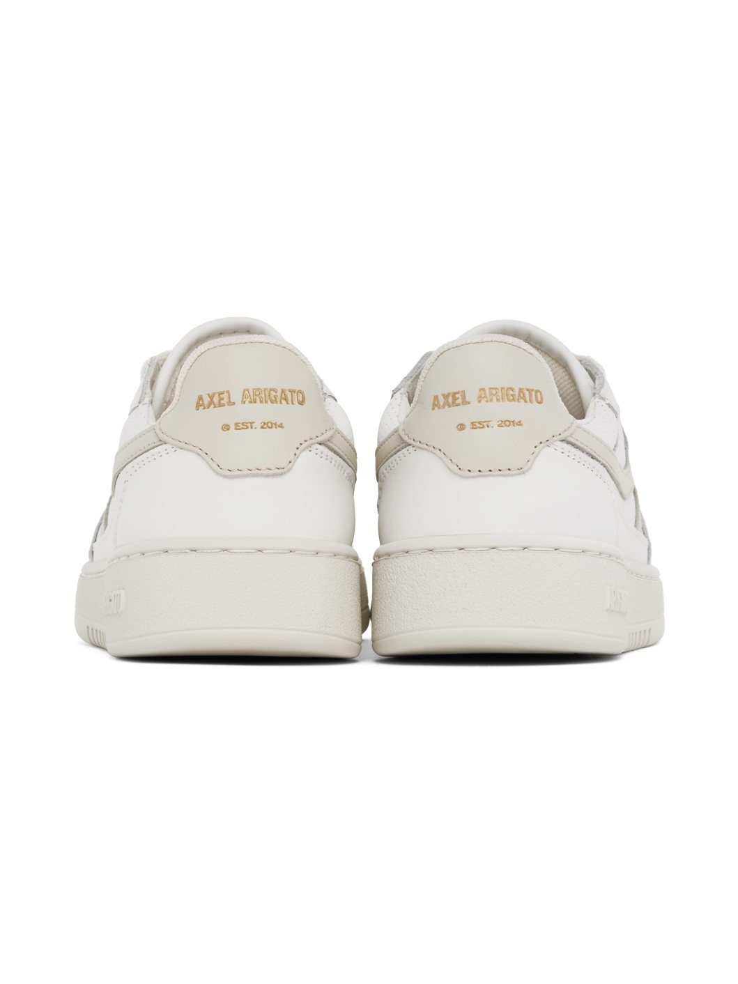 White & Beige Dice-A Sneakers - 2
