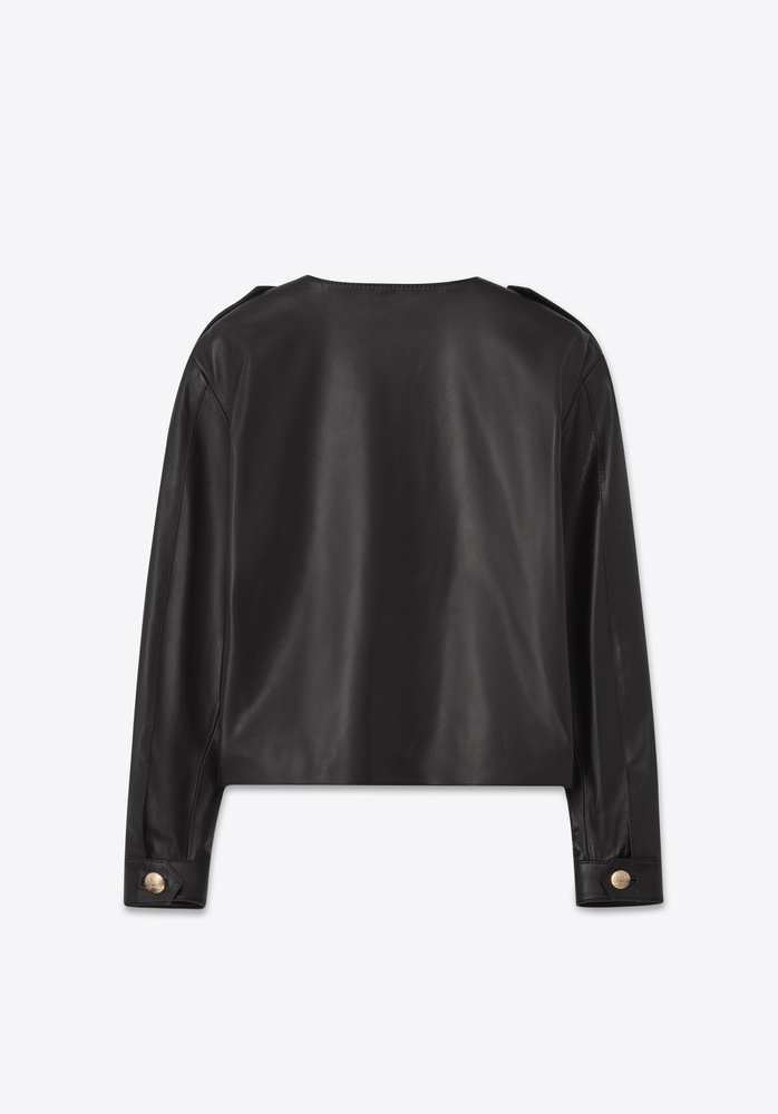 LEATHER JACKET 98 BLACK - 4
