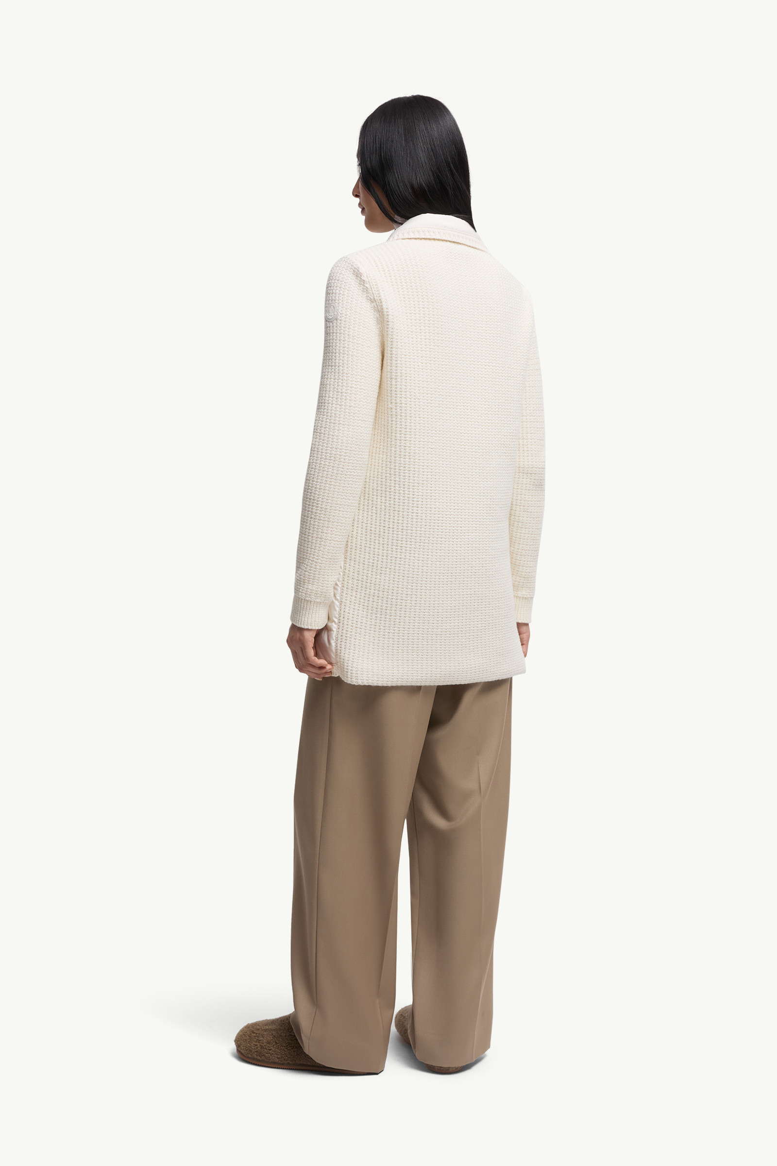 Wool & Cashmere Padded Cardigan - 5