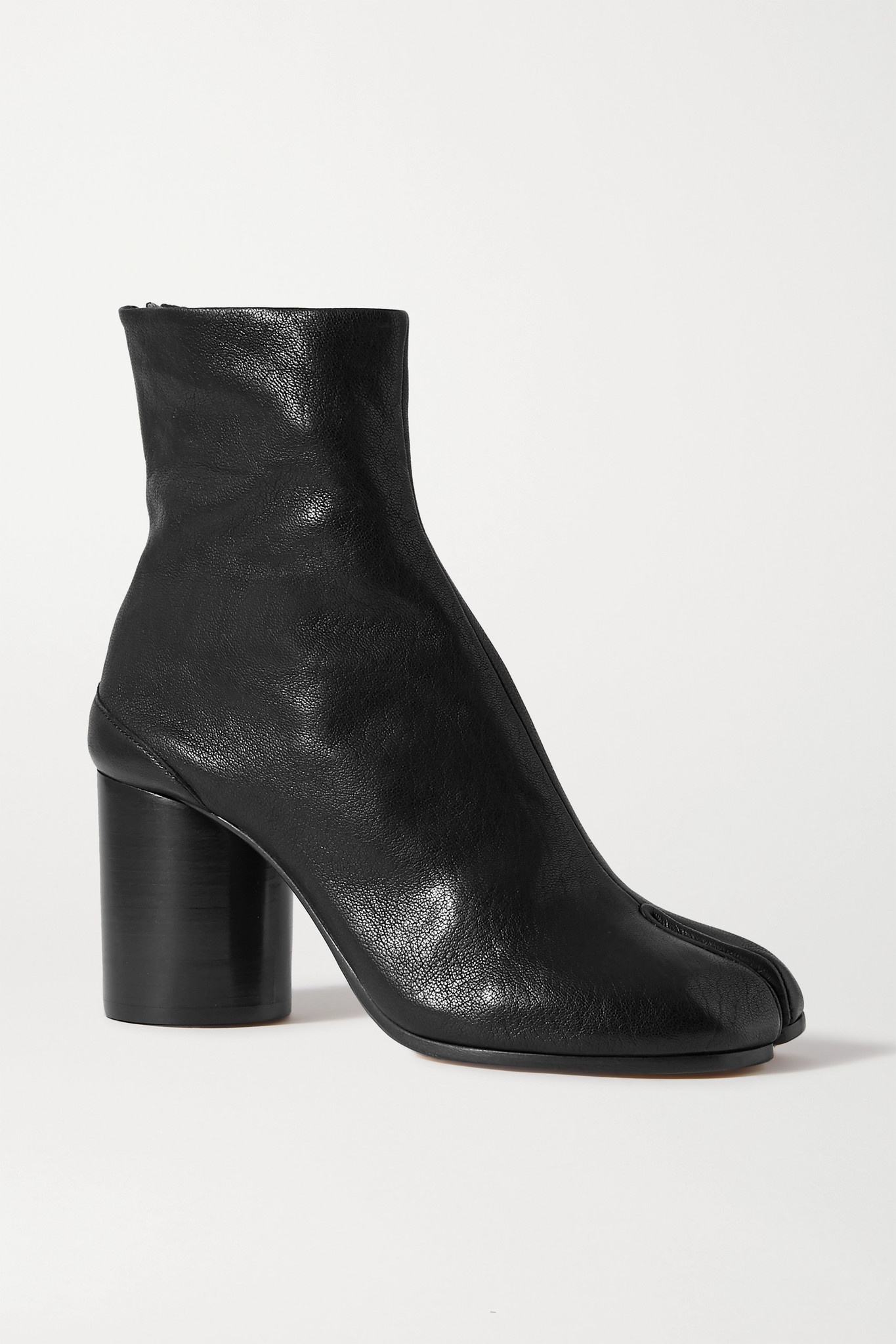 Tabi split-toe leather ankle boots - 1