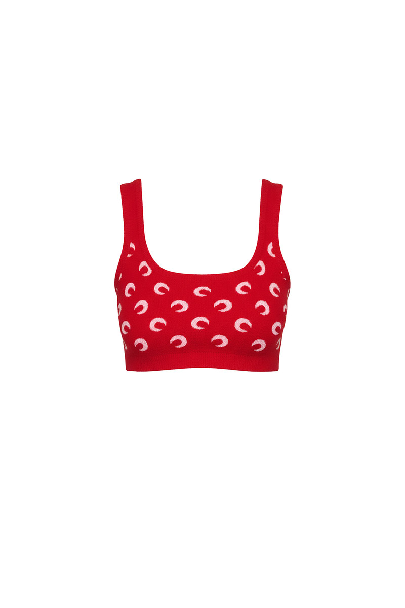 Moon jacquard bouclette bra organic cotton 1