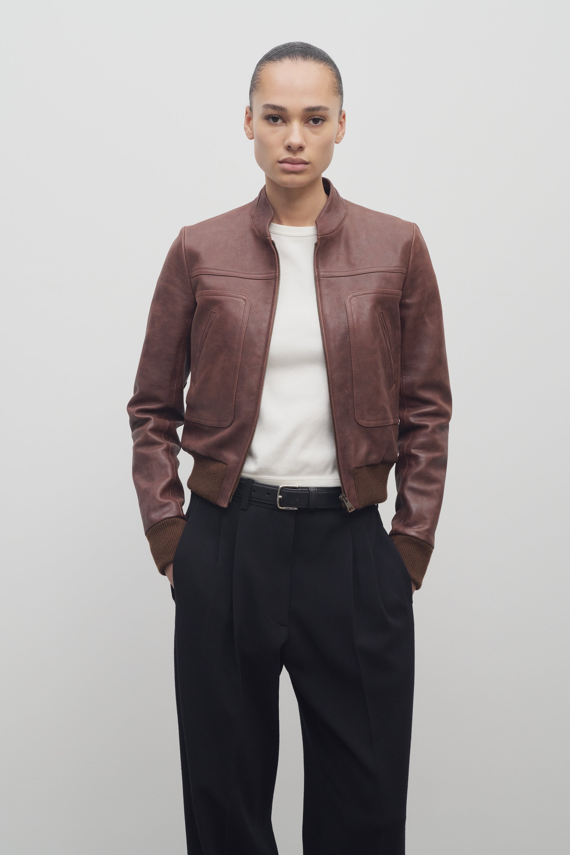 Bader Jacket in Leather - 3