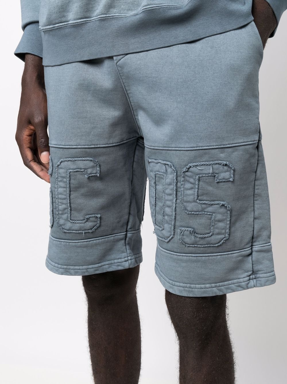 logo-embroidered shorts - 5