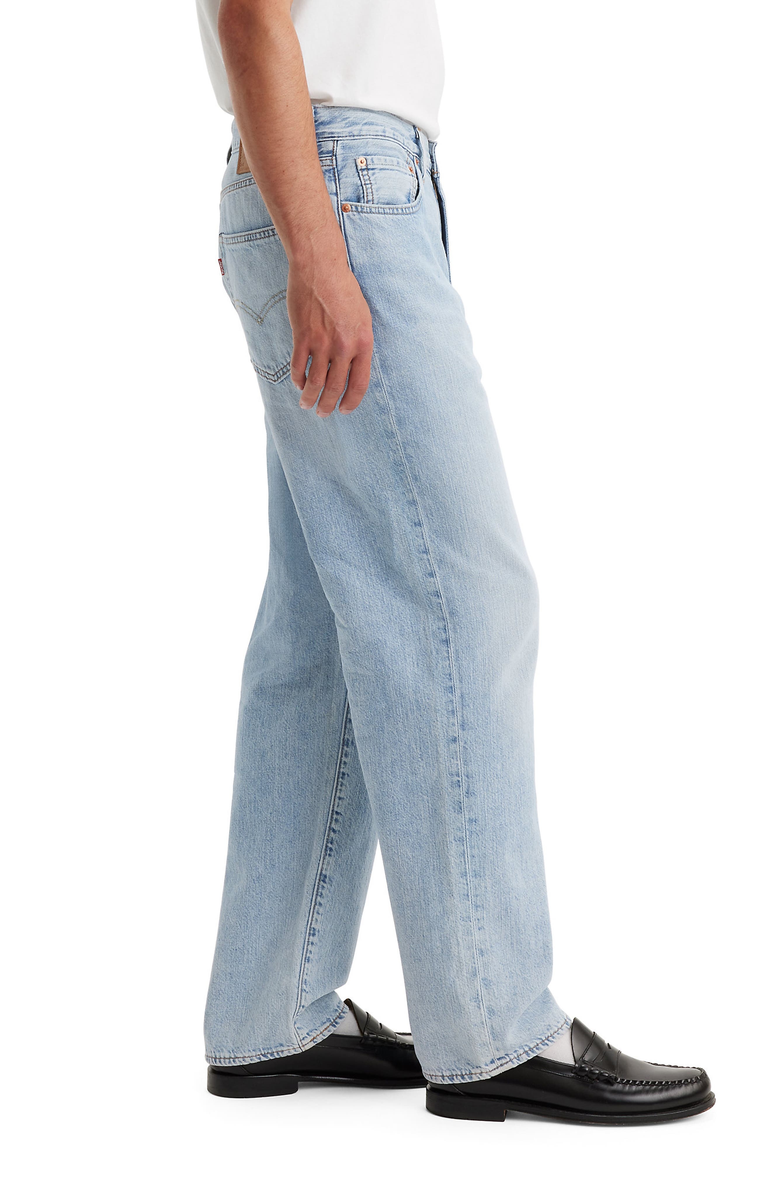 levi's 568™ Stay Loose Cotton & Linen Jeans in Varsity Academia Ltwt at Nordstrom - 3