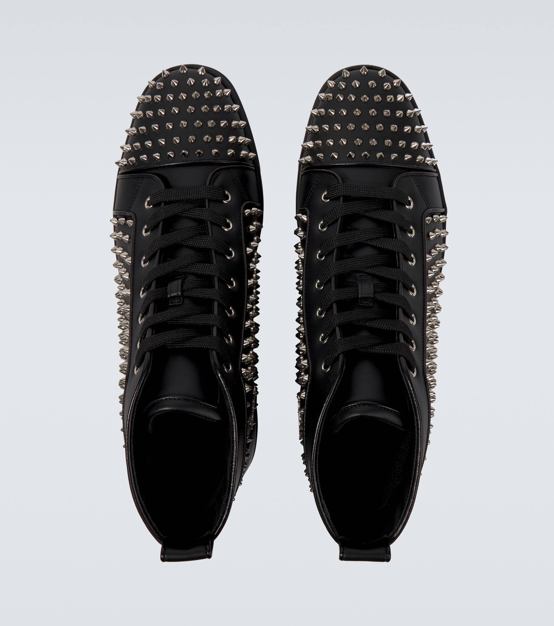 Louis Spikes leather sneakers - 4