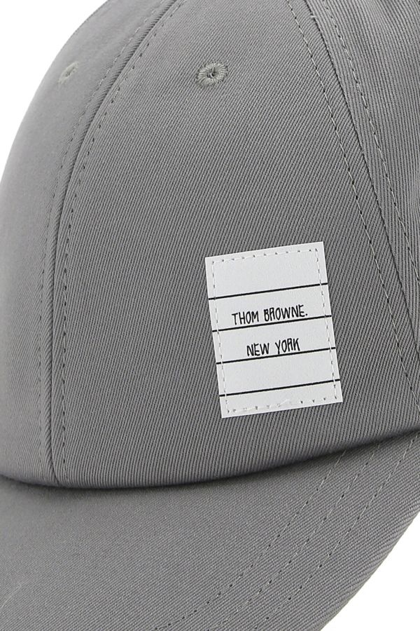 Grey cotton baseball cap - 4