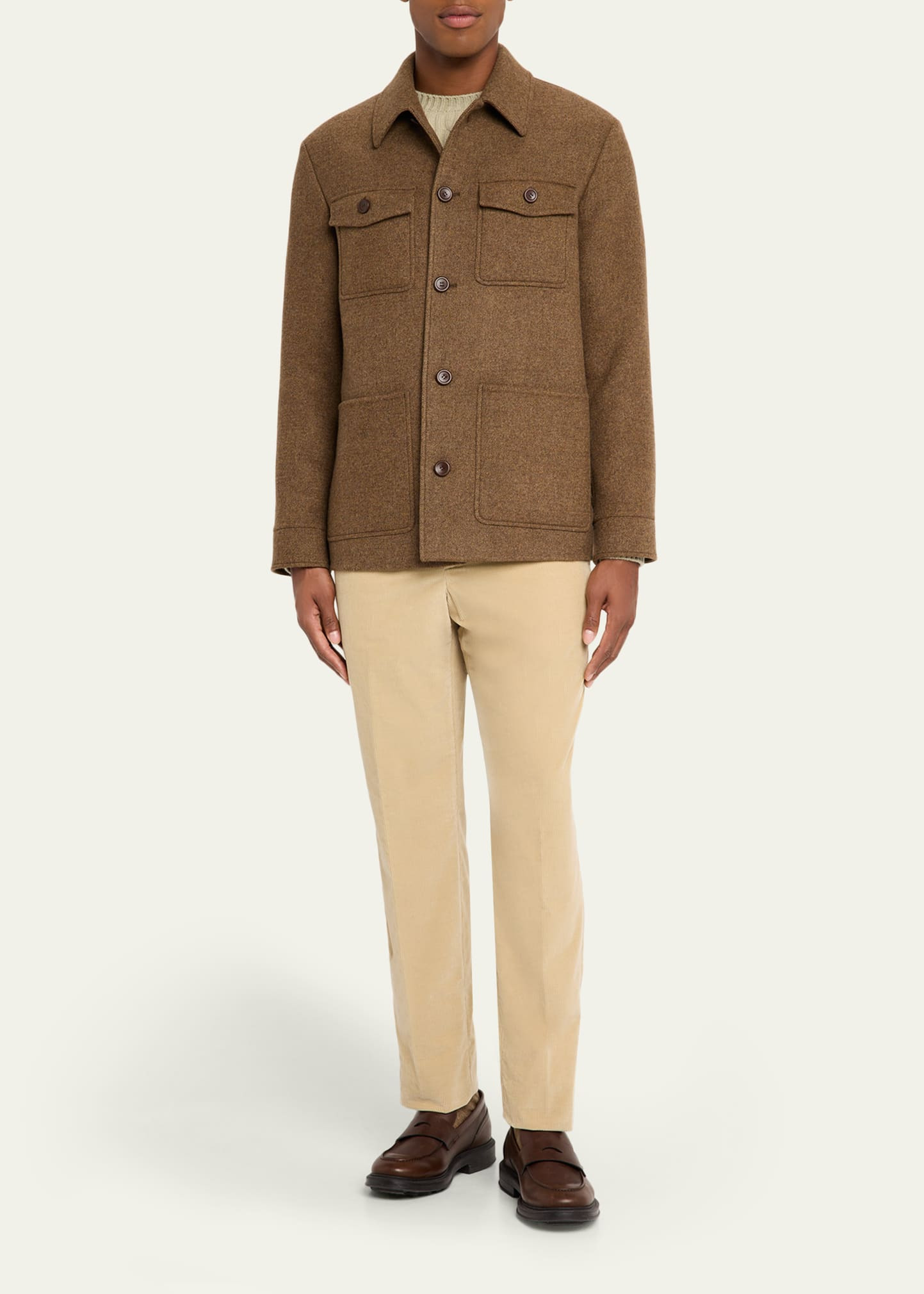 Men's Devis Caban Wish® Wool and Cashmere Jacket - 2