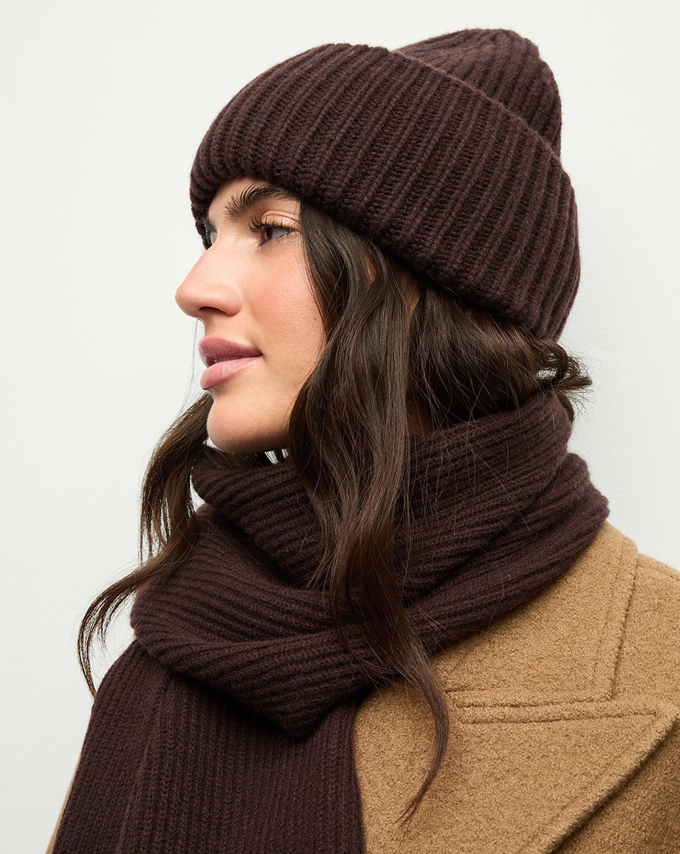 CASHMERE FOLDOVER BEANIE - 3