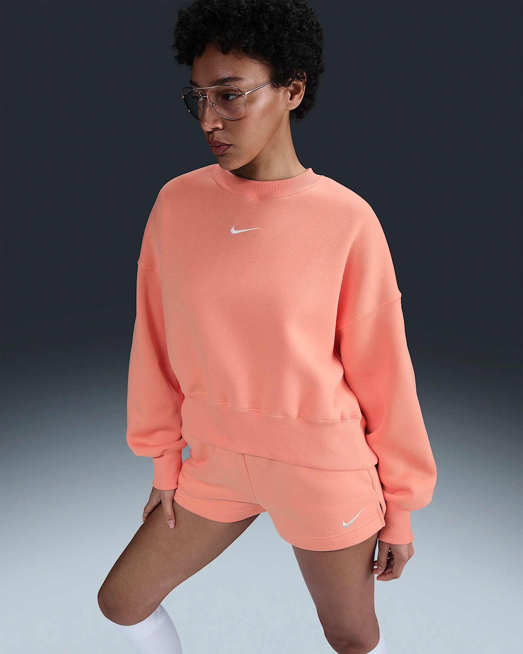 Nike Sportswear Phoenix Fleece Women's Over-Oversized Crew-Neck Sweatshirt - 1