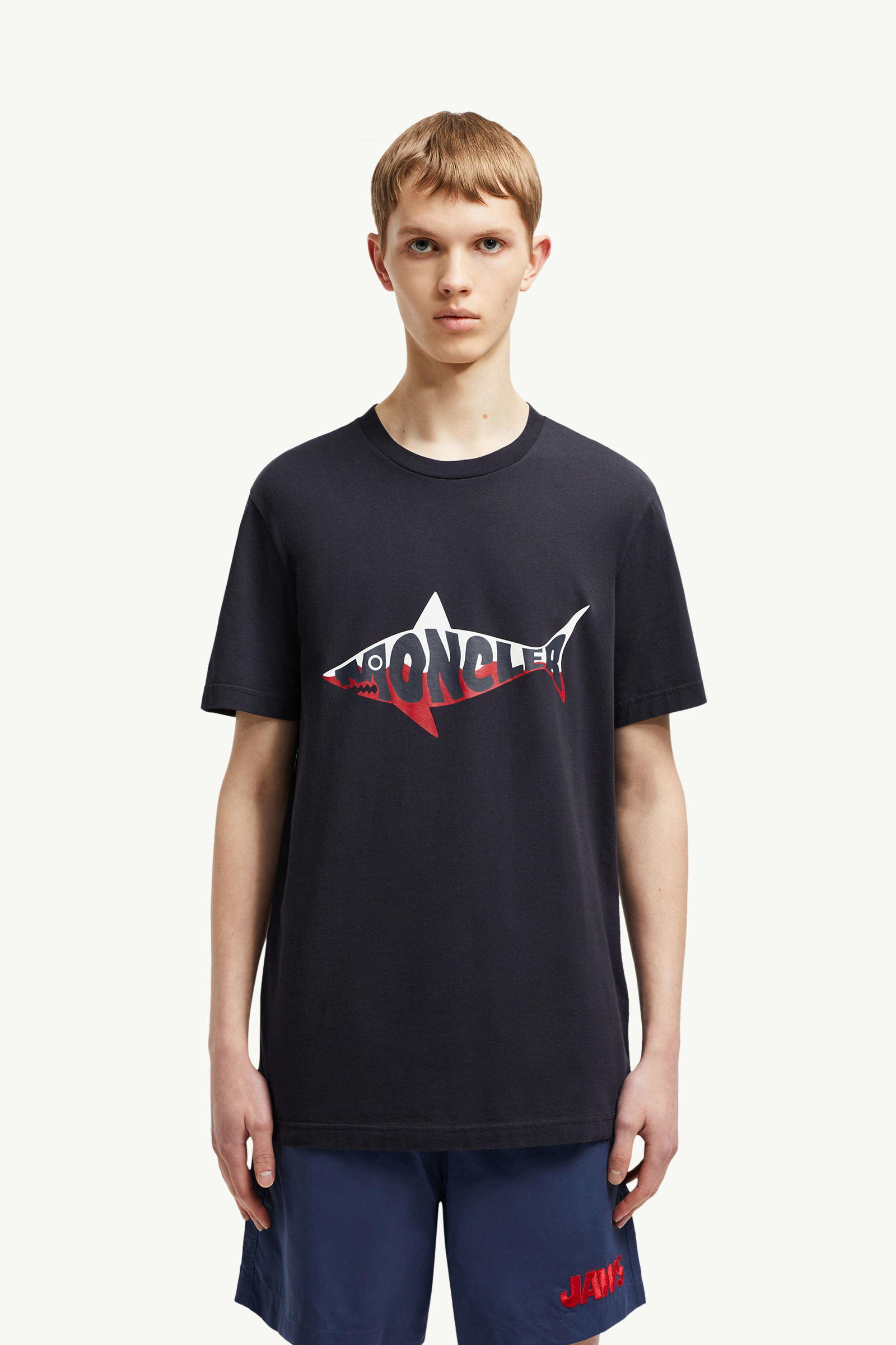 Shark Logo Cotton T-Shirt - 3