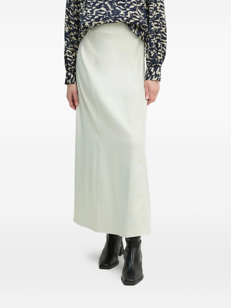 elastic-waist midi skirt 1