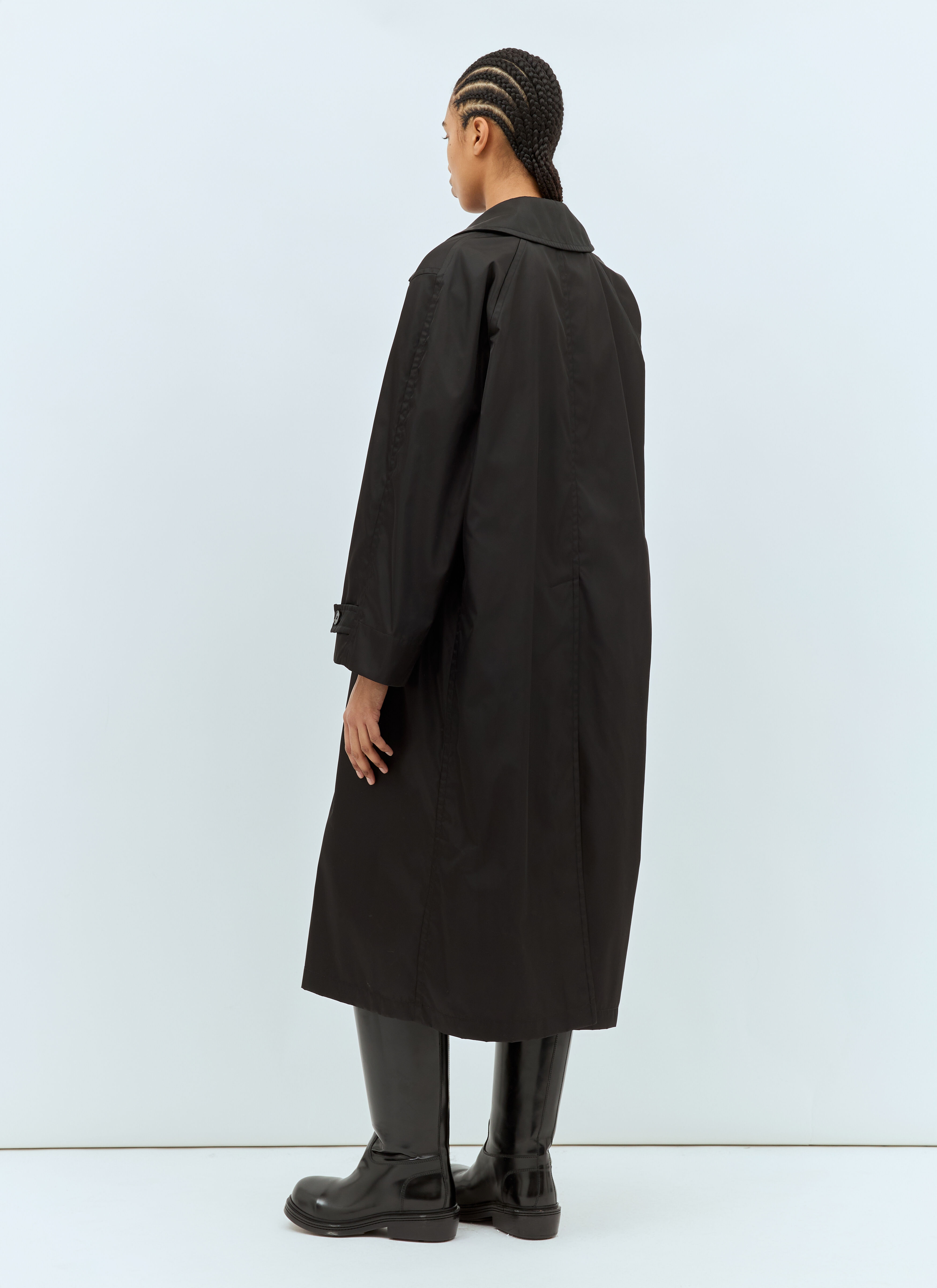Spread Collar Rain Coat - 5