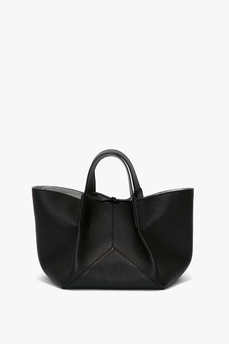 Victoria Beckham W11 Mini Tote In Black Leather outlook