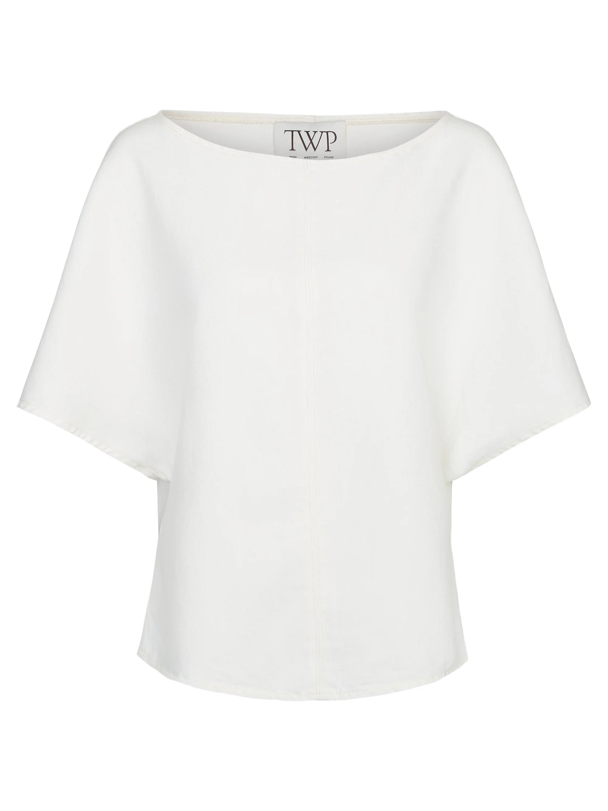 Women's Simple Cotton-Linen T-Shirt - White - 1