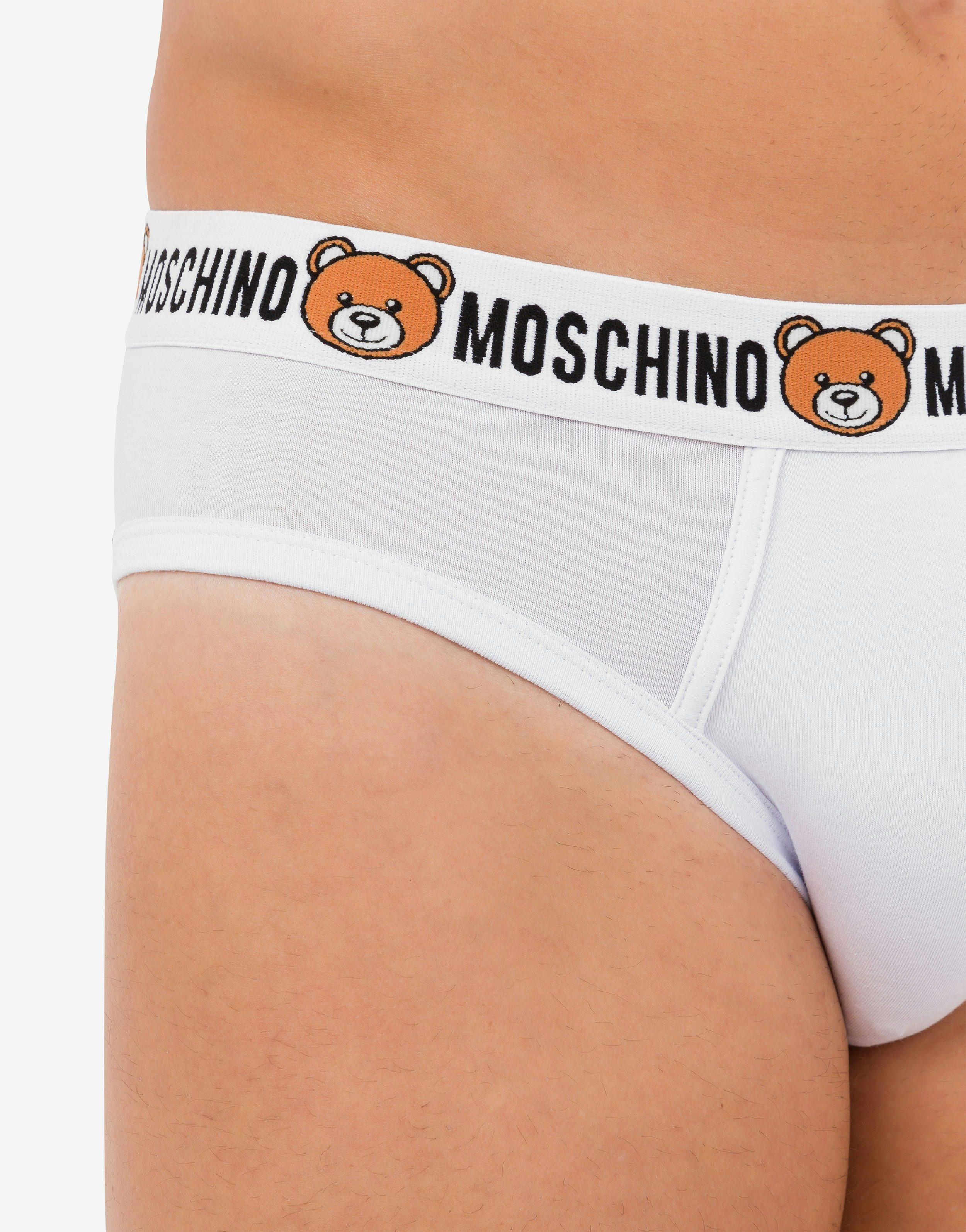 TEDDY ELASTIC BAND SET OF 2 BRIEFS - 4