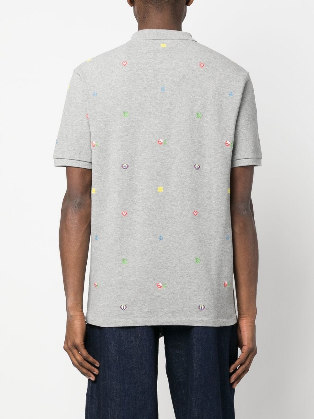 Kenzo Pixel slim fit polo shirt - 4