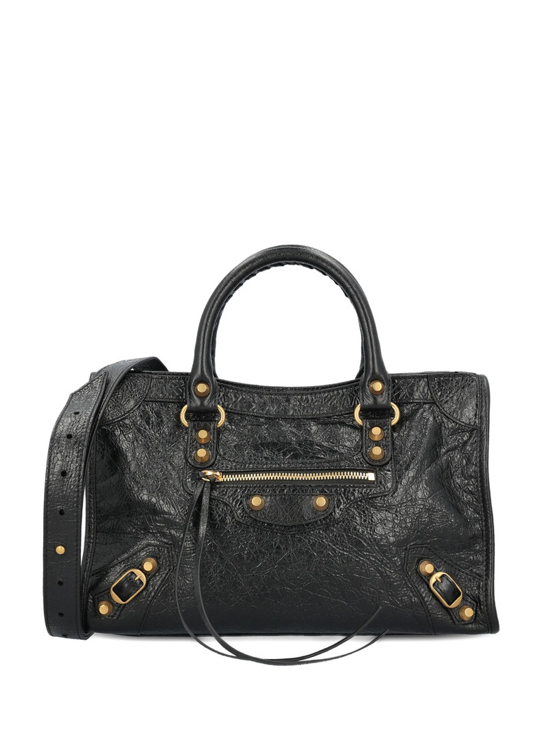 Balenciaga Small Le City Stud Textured Tote Bag 1
