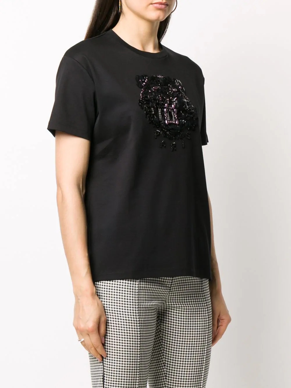 Tiger embellished T-shirt - 3